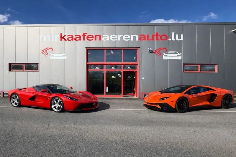 MKAA Filiale Bertrange - Autoankauf Luxemburg Showroom Eingang